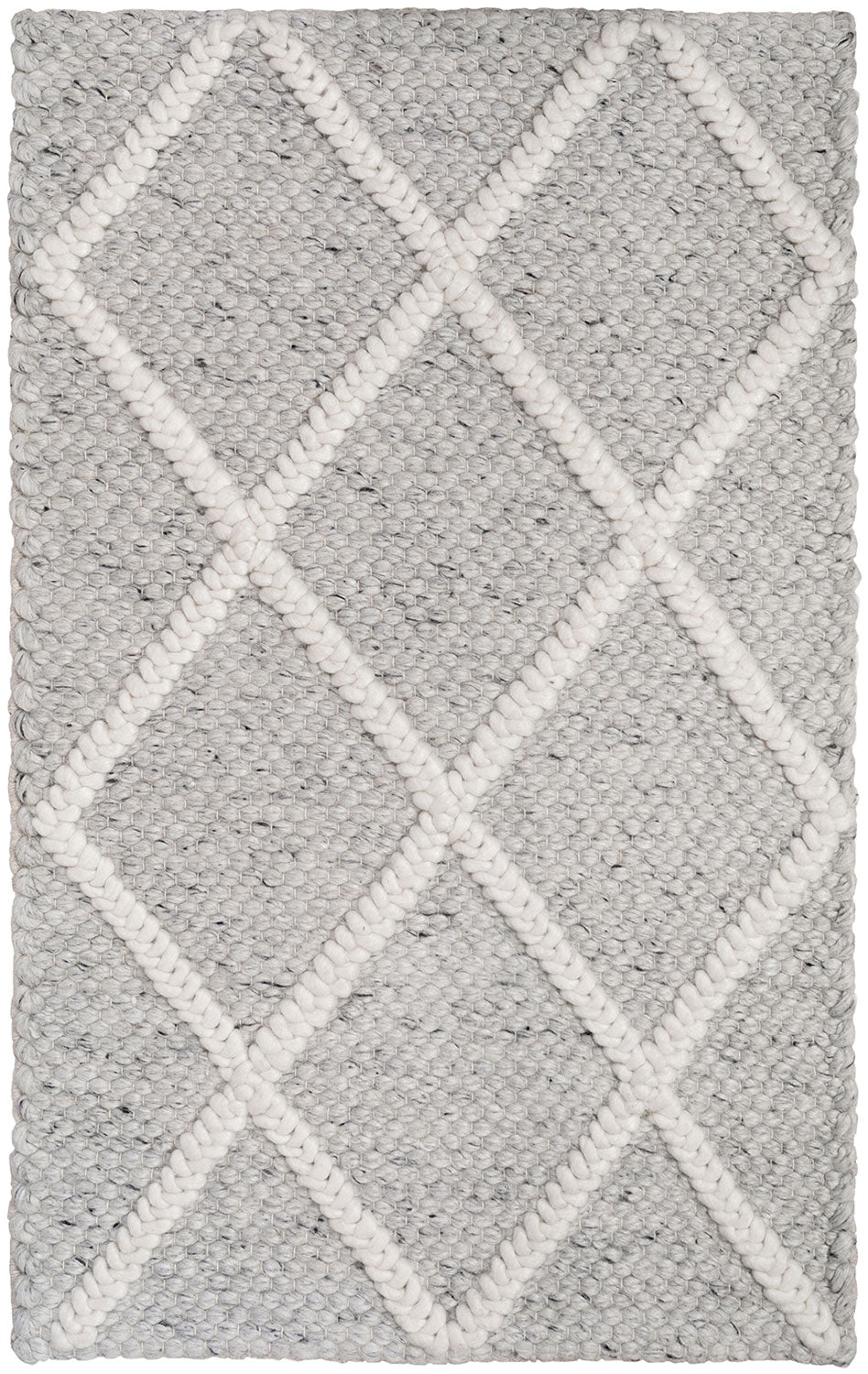 Crysta Diamond Rug Sand/Ivory