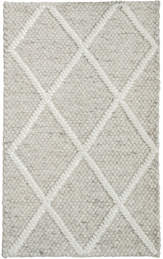 Crysta Diamond Rug Sand/Ivory