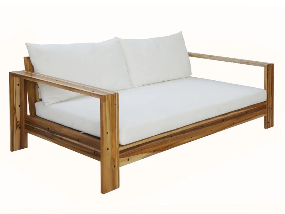 Broadbeach Teak 2.5 Seat Lounger