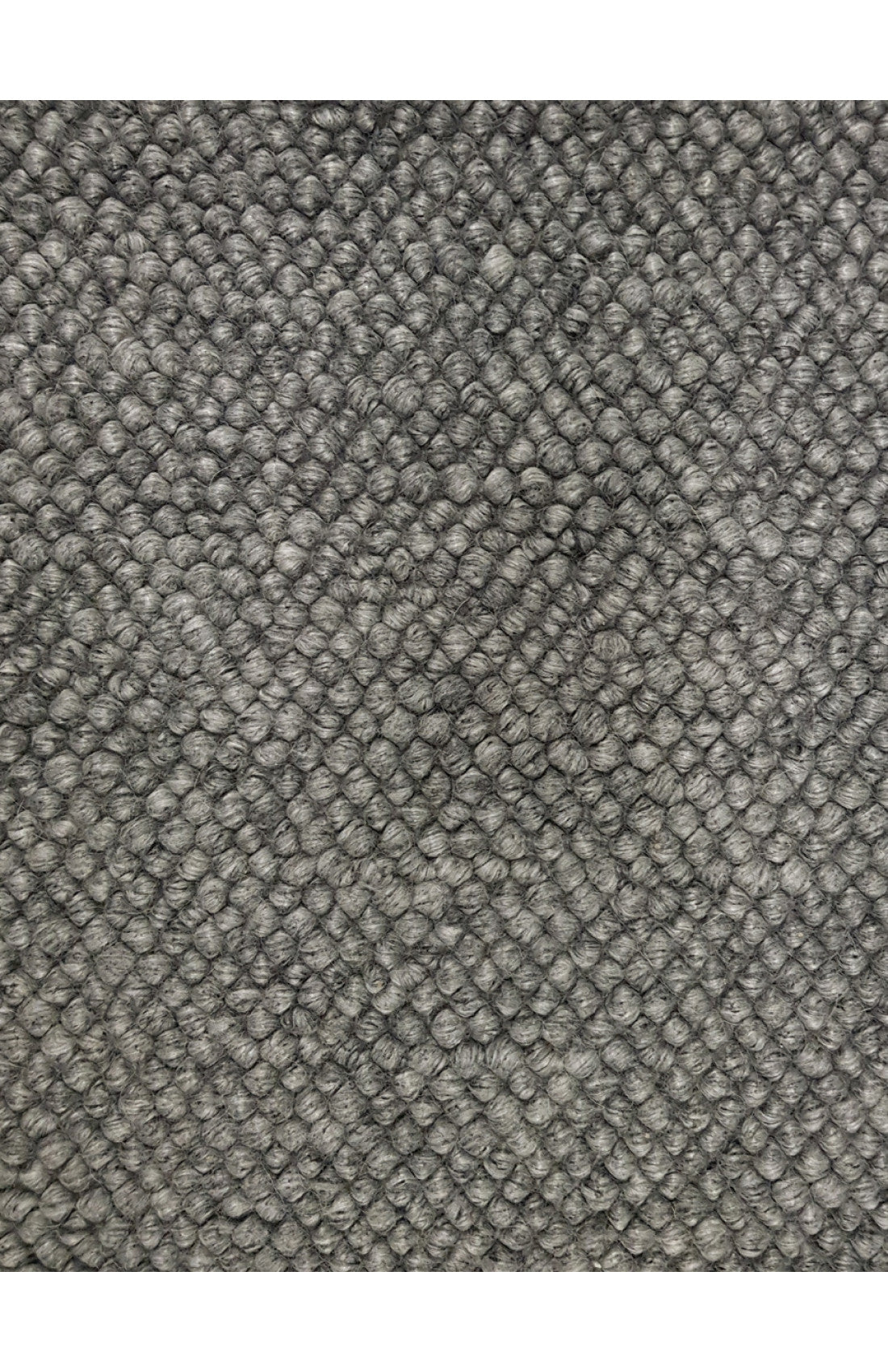 Loopy New Zealand Wool Rug - Dark Grey