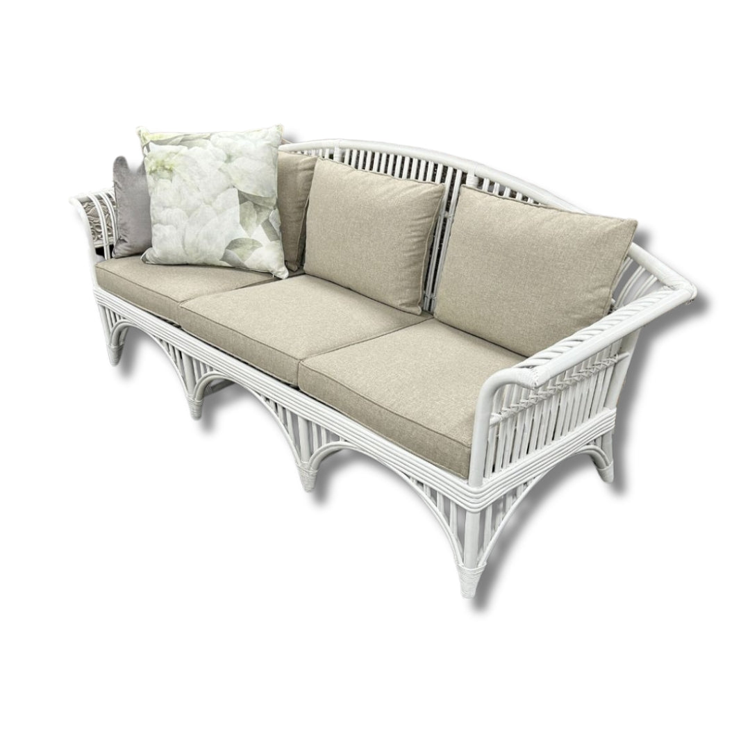 Bahama 3 Seat Cane Sofa