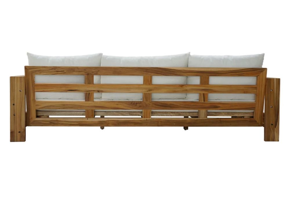 Broadbeach Teak 3 Seat Lounger