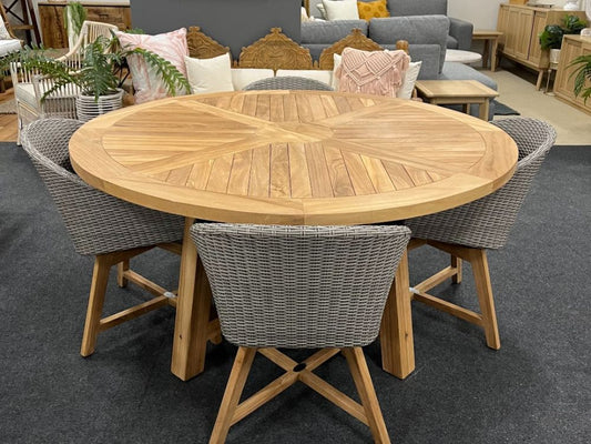 Hawaii Teak Rnd Din Table