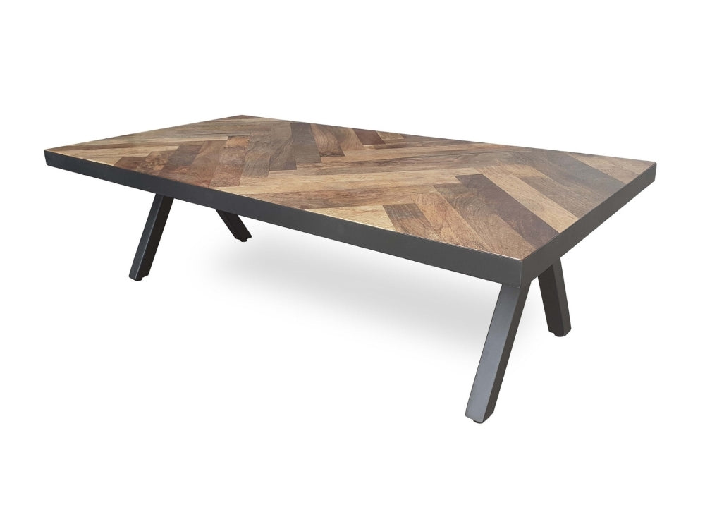 Herringbone Coffee Table With Diapod Legs