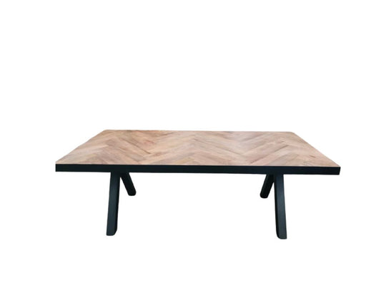 Herringbone Dining Table With Diapod Legs