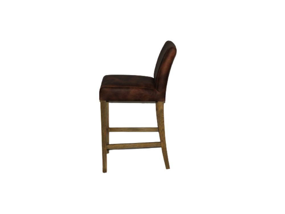 Monaco Leather Counter Stool