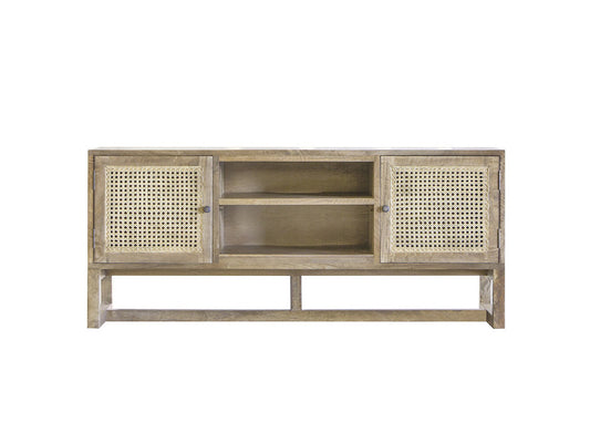 Lund Rattan 2 Door TV Cabinet